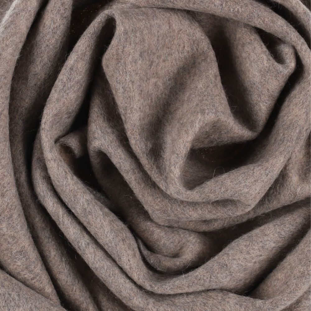 Gråbeige halstørklæde i 100% cashmere til kvinder Paris
