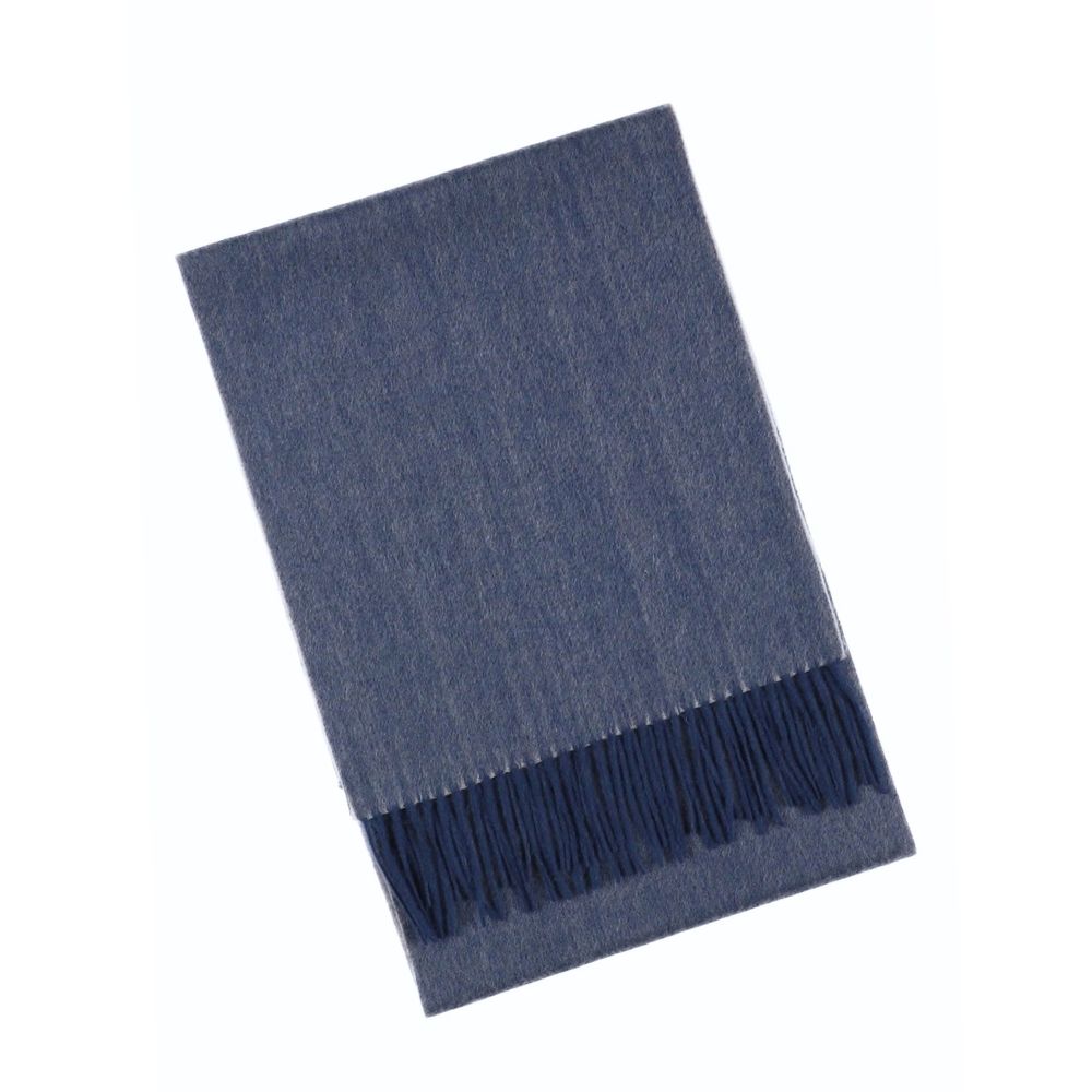 Blåt halstørklæde i 100% cashmere til kvinder Paris (6)